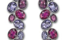 SWAROVSKI PARTY 紅色穿孔耳環 - 施華洛世奇