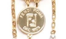 Fendi 鈦金寶石耳環 - 芬迪