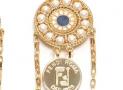Fendi 鈦金寶石耳環 - 芬迪