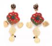 Dolce&Gabbana 金色銅牌耳環 - 杜嘉班納