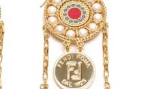 Fendi 鈦金寶石耳環 - 芬迪