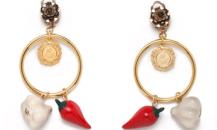 Dolce&Gabbana 金屬銅環耳環 - 杜嘉班納