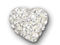 SWAROVSKI 施華洛世奇心形耳釘 - 施華洛世奇