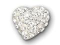 SWAROVSKI 施華洛世奇心形耳釘 - 施華洛世奇