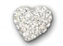 SWAROVSKI 施華洛世奇心形耳釘 - 施華洛世奇