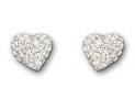 SWAROVSKI 施華洛世奇心形耳釘 - 施華洛世奇