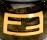 Fendi logo銅飾樹脂寬腕手鐲 - 芬迪