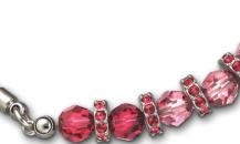 SWAROVSKI POLLY系列粉紅色手鏈 - 施華洛世奇