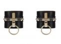 Givenchy 扣飾黑色皮革手鐲 - 紀梵希