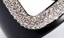 Roger vivier 黑色樹脂手鐲 - 羅杰·維威耶