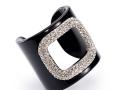 Roger vivier 黑色樹脂手鐲 - 羅杰·維威耶