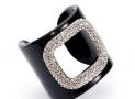 Roger vivier 黑色樹脂手鐲 - 羅杰·維威耶