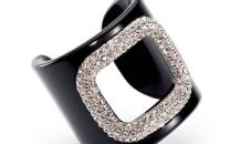 Roger vivier 黑色樹脂手鐲 - 羅杰·維威耶