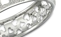 SWAROVSKI 施華洛世奇桃心鏤空手鐲 - 施華洛世奇
