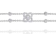 De Beers Enchanted Lotus 系列三蓮花手鏈 - 戴比爾斯
