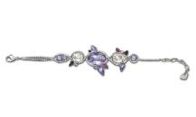 SWAROVSKI 淡紫色花瓣手鏈 - 施華洛世奇