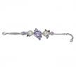 SWAROVSKI 淡紫色花瓣手鏈 - 施華洛世奇