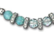 SWAROVSKI POLLY系列粉藍色手鏈 - 施華洛世奇