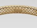 Gucci金色十字鏤空白底手鐲 - 古馳