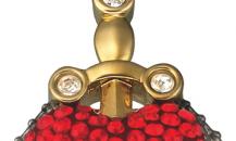 SWAROVSKI HEART SWORD 大紅色戒指 - 施華洛世奇