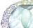 SWAROVSKI 施華洛世奇鍍白金淺藍色水晶戒指 - 施華洛世奇