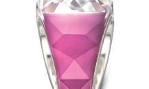 SWAROVSKI 枚紅色水晶戒指 - 施華洛世奇