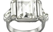 SWAROVSKI PRIME 白色水晶戒指 - 施華洛世奇