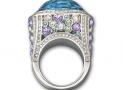 SWAROVSKI 藍色水晶戒指 - 施華洛世奇