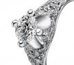 Bulgari“Corona”鉑金鑲鉆婚戒 - 寶格麗