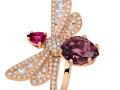 Chaumet 玫瑰金鑲鉆小蜜蜂戒指 - 尚美