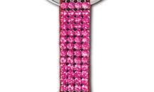 SWAROVSKI  粉紅色鑰匙扣 - 施華洛世奇