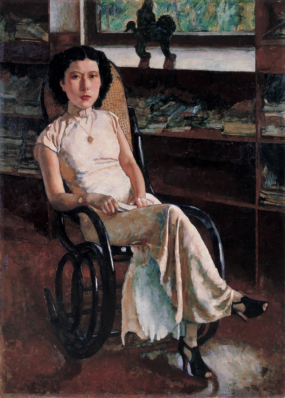 徐悲鴻《珍妮小姐畫像》2011年在中國嘉德拍出5750萬元