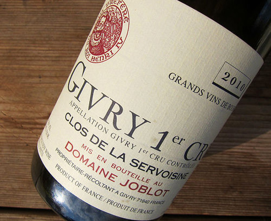 DOMAINE Joblot Givry “CLOS DE LA SERVOISINE”， Givry 1er Cru
