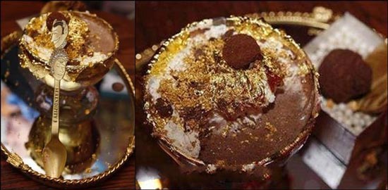 “土豪金”金箔料理 24K黃金作食材