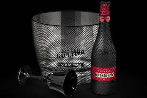 Jean Paul Gaultier的白雪香檳浪漫酒款