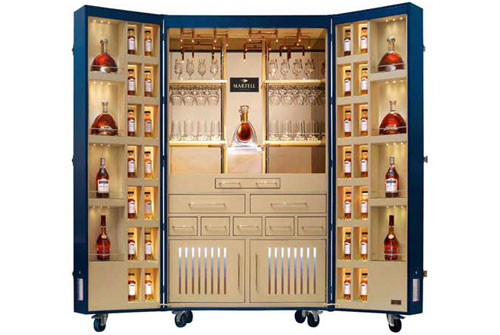 馬爹利酒廠的奢華“玩具” 移動式白蘭地皮箱
