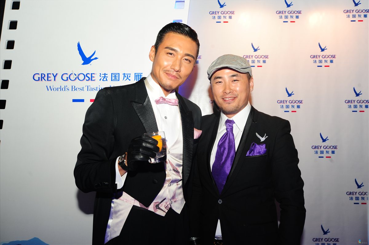 法國灰雁定制高級雞尾酒 劉詩詩黃曉明一顯身手