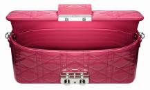 Dior New Lock紅色漆皮皮夾