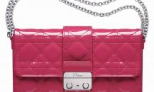 Dior New Lock紅色漆皮皮夾