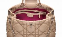 DIOR MILLY LA FORêT米色皮革購物袋