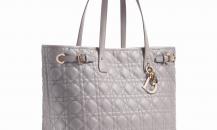 Dior Panarea貂鼠灰色帆布大購物袋
