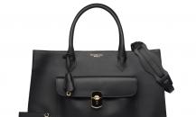 黑色牛皮兩用包（BALENCIAGA PADLOCK WORK S）
