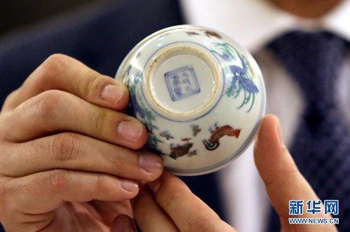 明成化雞缸杯估價高達3億港元 系最貴中國古瓷器
