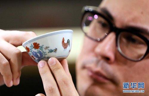 明成化雞缸杯估價高達3億港元 系最貴中國古瓷器