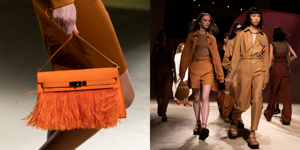 [巴黎時裝周] 愛馬仕Hermès 2023春夏大秀推出什么新包包？凱莉包穿上羽毛大變身